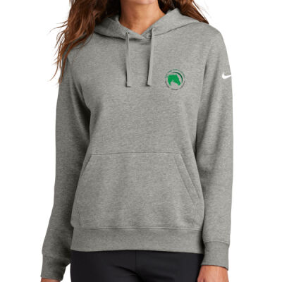 New Bloomfiled - Ladies Club Fleece Sleeve Swoosh Pullover Hoodie Thumbnail